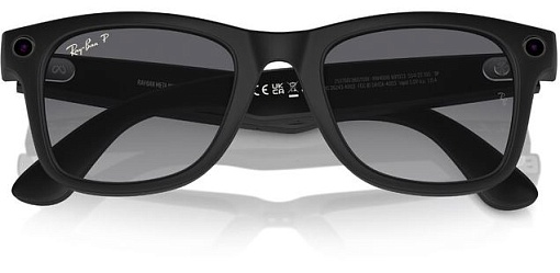 Умные очки Ray Ban Wayfarer RW4008 155-53 Matte Black/Polar Gradient Graphite (8056597988421)