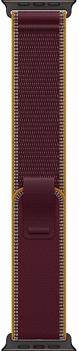 Apple Watch Ultra 4 (2026) 49mm Black Titanium Case with Burgundy Trail Loop (M/L)