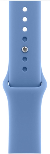 Умные часы Apple Watch Series 12 46mm Dark Bronze Aluminum Case with Sport Band Wildflower Blue