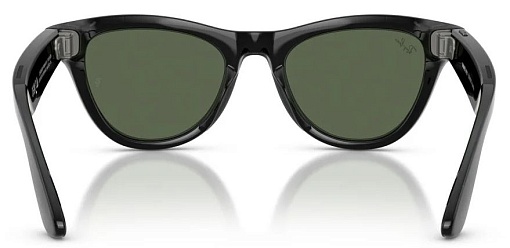 Умные очки Ray-Ban Meta Skyler (Gen2) RW4014, Shiny Black/G15 Green (8056262721230)