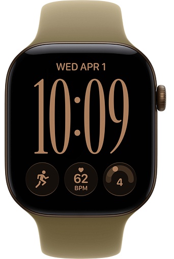 Умные часы Apple Watch Series 12 46mm Dark Bronze Aluminum Case with Sport Band Olive