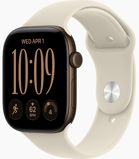 Умные часы Apple Watch Series 12 42mm Dark Bronze Aluminum Case with Sport Band Sand