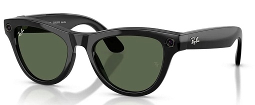 Умные очки Ray-Ban Meta Skyler (Gen2) RW4014, Shiny Black/G15 Green (8056262721230)