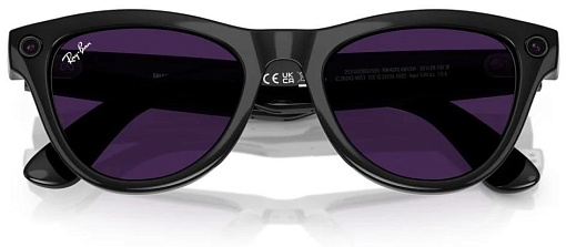 Умные очки Ray-Ban Meta Skyler RW4010 150-52 Size, Shiny Black/Transitions Amethyst (8056262352632)