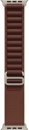 Apple Watch Ultra 4 (2026) 49mm Natural Titanium Case with Burgundy Alpine Loop Small