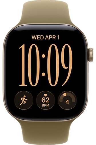Умные часы Apple Watch Series 12 46mm Light Gold Aluminum Case with Sport Band Olive