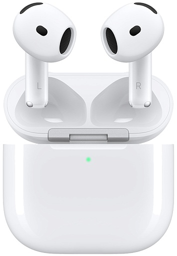 Беспроводные наушники Apple AirPods 5 with Wireless Charging Case, белый (MKFT4)