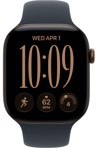 Умные часы Apple Watch Series 12 42mm Dark Bronze Aluminum Case with Sport Band Navy Blue