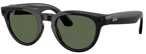 Умные очки Ray Ban Meta Headliner (Gen2) RW4013, Shiny Black/G15 Green (8056262721285)