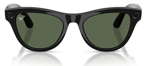 Умные очки Ray-Ban Meta Skyler (Gen2) RW4014, Shiny Black/G15 Green (8056262721230)