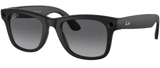 Умные очки Ray Ban Wayfarer RW4008 155-53 Matte Black/Polar Gradient Graphite (8056597988421)