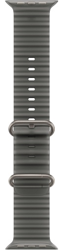 Apple Watch Ultra 4 (2026) 49mm Natural Titanium Case with Translucent Black Ocean Band