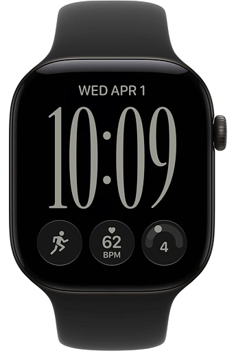 Умные часы Apple Watch Series 12 42mm Black Aluminum Case with Sport Band Black
