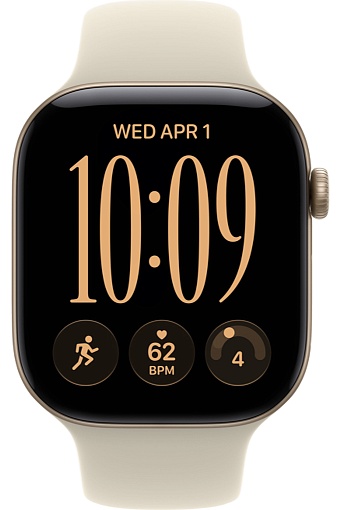Умные часы Apple Watch Series 12 46mm Light Gold Aluminum Case with Sport Band Sand