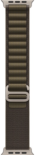 Apple Watch Ultra 4 (2026) 49mm Natural Titanium Case with Dark Olive Alpine Loop Small
