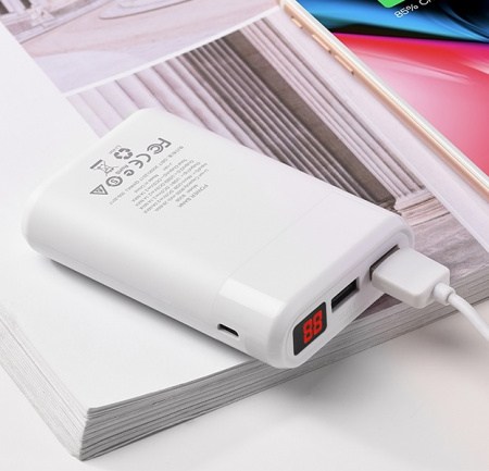 Белый Power Bank Hoco B35B 8000 mAh