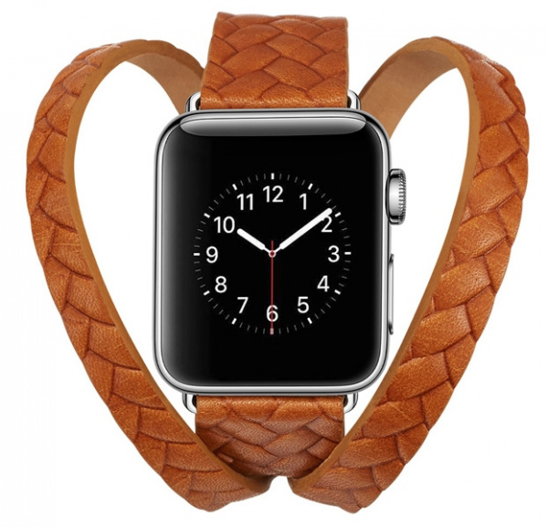 Коричневый ремешок для Apple Watch 38/40 mm Genuine Leather Band