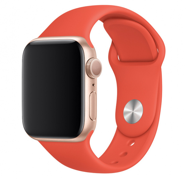 Морковный ремешок для Apple Watch 38/40 mm Sport Band