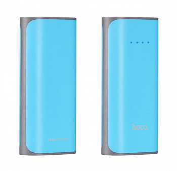 Голубой Power Bank Hoco B21 5200 mAh