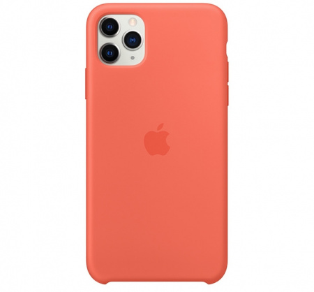 Чехол для iPhone 11 Pro Max Silicone Case силиконовый оранжевый