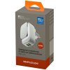 Сетевое зарядное устройство InterStep 2*USB 2,4A Smart LED White/Gray Strip