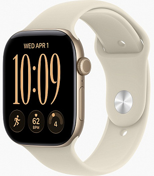 Умные часы Apple Watch Series 12 46mm Light Gold Aluminum Case with Sport Band Sand