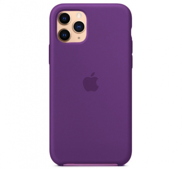 Чехол для iPhone 11 Pro Max Silicone Case силиконовый фиолетовый