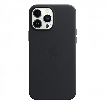 Чехол для смартфона Apple iPhone 13 Pro Max Leather Case with MagSafe, тёмная ночь