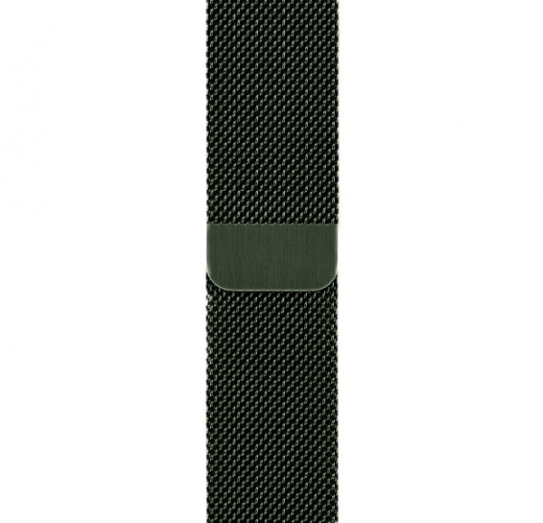 Темно-зеленый металлический ремешок Milanese Band для Apple Watch 38/40 mm