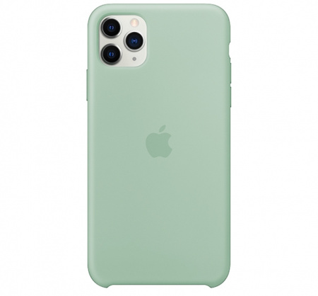 Чехол для iPhone 11 Pro Max Silicone Case силиконовый мятный