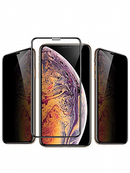 Защитное стекло MOCOLL полноразмерное 2.5D для iPhone 7 Plus / 8 Plus Черное (серия BD) приватное