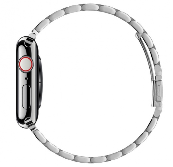 Ремешок для Apple Watch 44/42 mm Spigen Modern Fit Silver