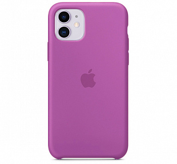 Чехол для iPhone 11 Silicone Case силиконовый цвета орхидеи