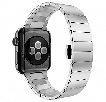 Серебристый стальной ремешок для Apple Watch 38/40 mm Stainless Steel Watchband