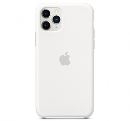 Чехол для iPhone 11 Pro Max Silicone Case силиконовый белый
