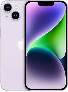 Смартфон Apple iPhone 14 512GB, фиолетовый EU (1-Sim + E-Sim )