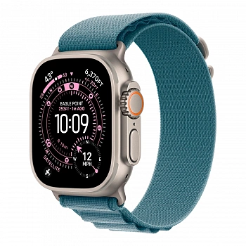Умные часы Apple Watch Ultra 3 49mm GPS + Cellular Natural Titanium Case Light Blue Alpine Loop Medium