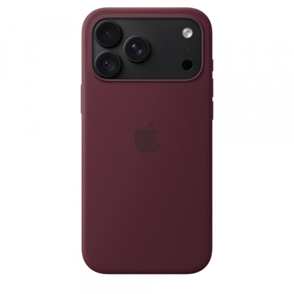 Чехол для смартфона Apple iPhone 18 Pro Max Silicone Case with MagSafe, бордовый