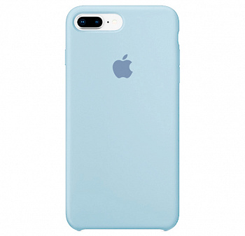 Светло-синий силиконовый чехол для iPhone 7/8 Plus Silicone Case