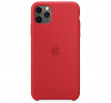 Чехол для iPhone 11 Pro Max Silicone Case силиконовый красный