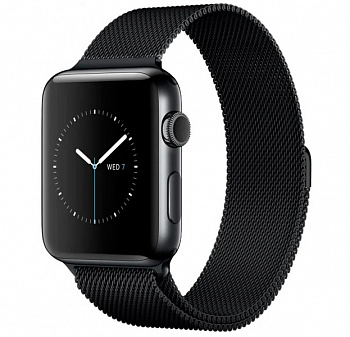 Металлический ремешок Milanese Band для Apple Watch 38/40 mm черный