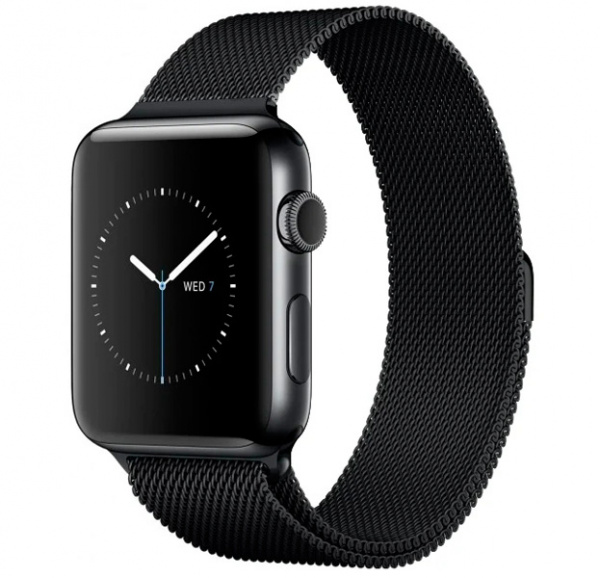 Металлический ремешок Milanese Band для Apple Watch 38/40 mm черный