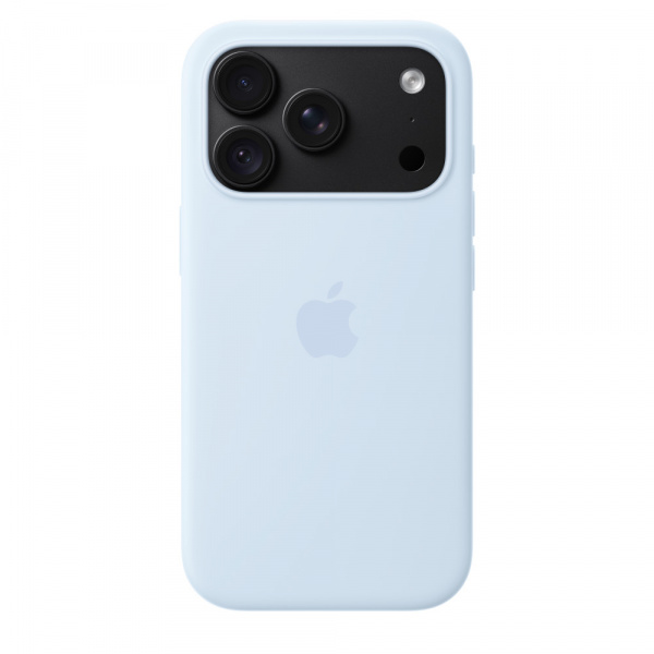 Чехол для смартфона Apple iPhone 18 Pro Silicone Case with MagSafe, голубой