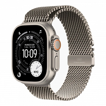 Умные часы Apple Watch Ultra 3 49mm GPS + Cellular Natural Titanium Case Natural Titanium Milanese Loop Medium