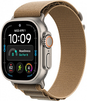 Apple Watch Ultra 4 (2026) 49mm Natural Titanium Case with Desert Alpine Loop Medium