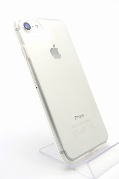 Плотный силиконовый чехол для iPhone 8 / 7 (Прозрачный)