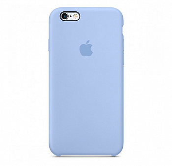 Светло-синий силиконовый чехол для iPhone 6/6S Silicone Case