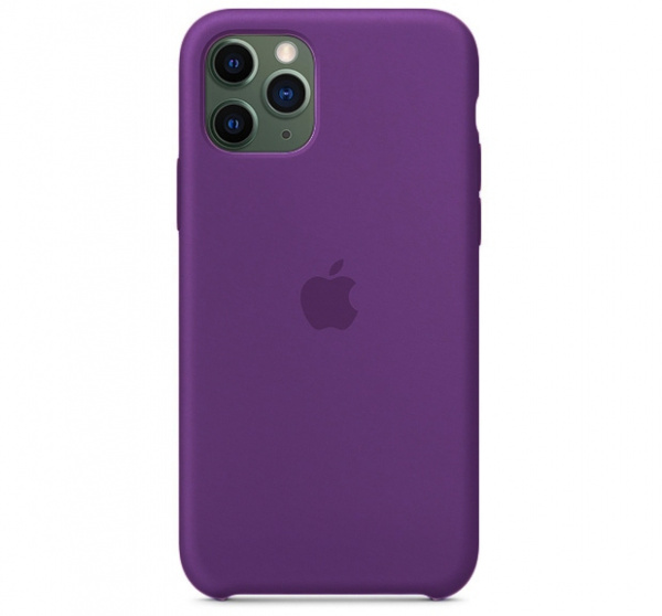Чехол для iPhone 11 Pro Max Silicone Case силиконовый фиолетовый