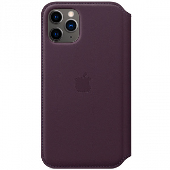 Чехол для iPhone Apple iPhone 11 Pro Leather Folio Aubergine