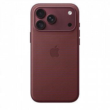 Чехол для смартфона Apple iPhone 18 Pro Max TechWoven Case with MagSafe, бордовый